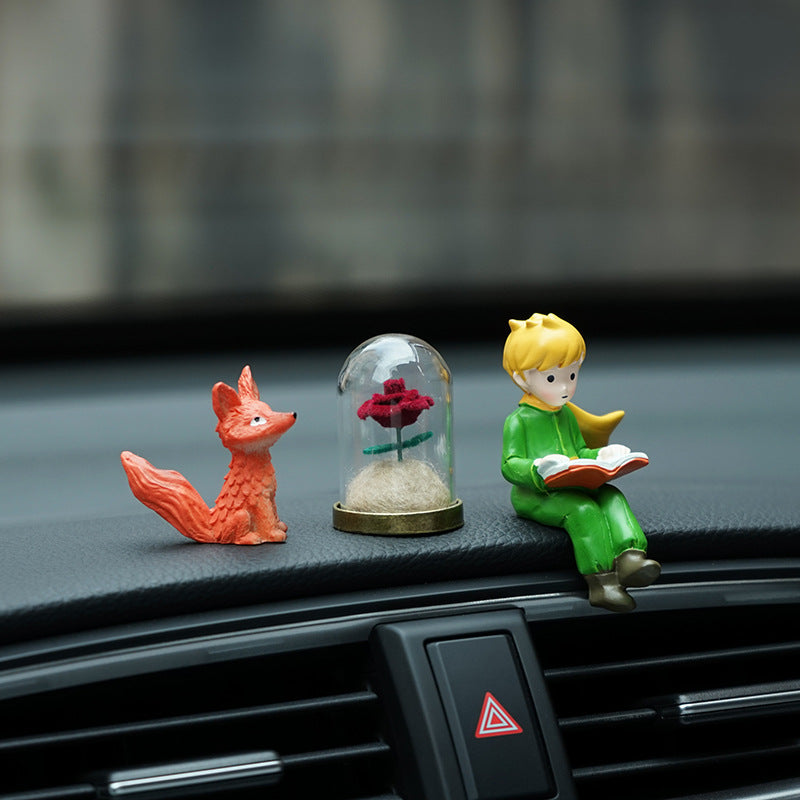 Load image into Gallery viewer, Mini Little Prince Car Dashboard Ornament Set – Cute Healing Style Interior Decoration Gift - i-Station Mobile Phone & Electronic Device Repair and Accessories