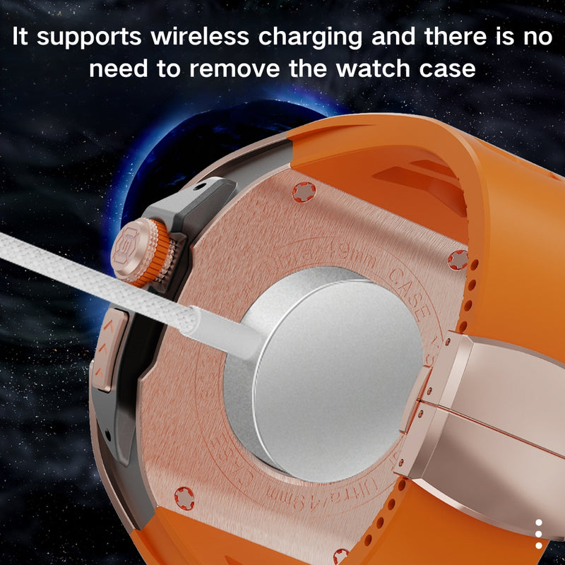 Load image into Gallery viewer, Apple Watch Series 7/8/9/Ultra - Mechanical Metal Stainless Steel Heavy Duty Series Watch Case - i-Station Mobile Phone & Electronic Device Repair and Accessories