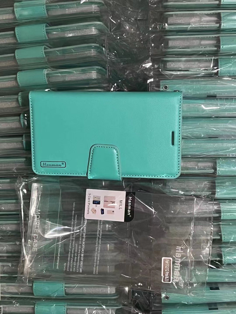 Load image into Gallery viewer, Samsung Galaxy S24/S24 Plus/S24 Ultra Hanman Mill Premium Quality Flip Wallet Leather Case - i-Station Mobile Phone & Electronic Device Repair and Accessories