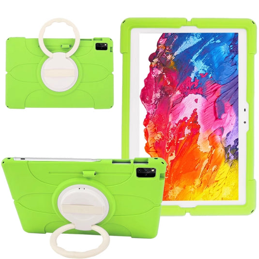Lenovo Tab P12 12.7" 2023 (TB370/TB371) - 360° Rotating Wristband Stand Shockproof Heavy-Duty Case With Shoulder Strap - i-Station Mobile Phone & Electronic Device Repair and Accessories