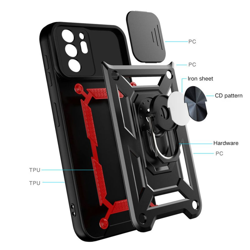 Load image into Gallery viewer, Samsung Galaxy A04S/A13 5G - Push Window Car Magsafe Heavy Duty Series Stand Case - i-Station Mobile Phone & Electronic Device Repair and Accessories