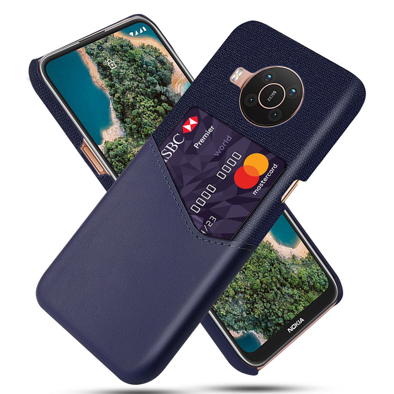 Load image into Gallery viewer, Nokia 6.2 - Fabric Texture Single Card Slot PU Leather Phone Case - i-Station Mobile Phone & Electronic Device Repair and Accessories