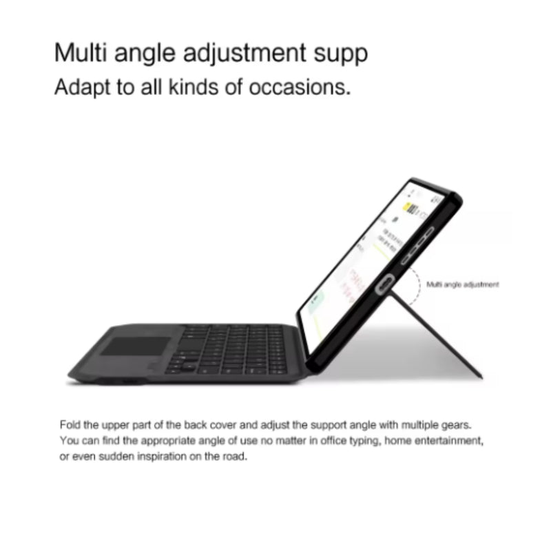 Load image into Gallery viewer, Lenovo Tab Legion Y700 8.8" inch 2022/2023/2025 (1st/2nd/3rd/4th) - Black Magnetic Flip Bluetooth Integrated Keyboard Case With Backlight and TouchPad - i-Station Mobile Phone & Electronic Device Repair and Accessories