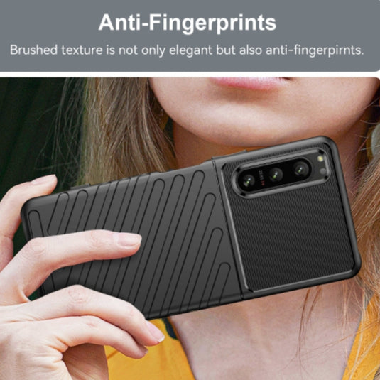Sony Xperia 1 IV - Thunder Anti-fingerprint TPU Silicone Heavy Duty Series Cas - i-Station Mobile Phone & Electronic Device Repair and Accessories