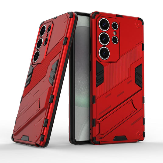 Samsung Galaxy A25 (SM-A256) - Shockproof Punk Stand Heavy Duty Case - i-Station Mobile Phone & Electronic Device Repair and Accessories
