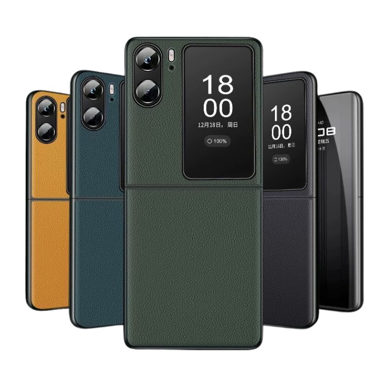 Load image into Gallery viewer, OPPO Find N2 Filp & N3 Flip - Soft Edged With Magnetic Attraction Genuine Leather Series Case - i-Station Mobile Phone & Electronic Device Repair and Accessories