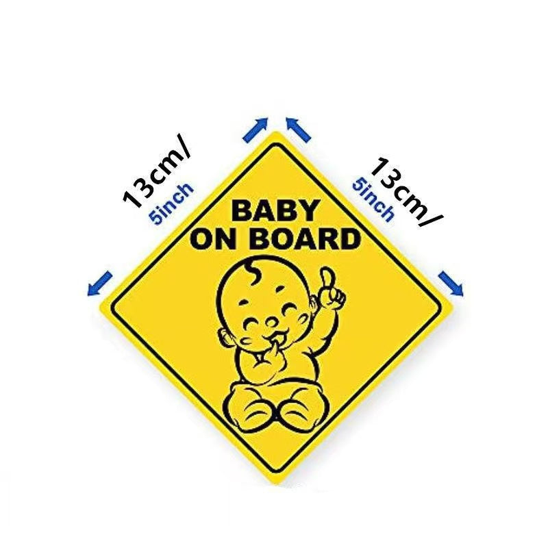 Load image into Gallery viewer, Universal Stylish Baby On Board Car Sticker Safety Sign For Reflective & Weatherproof Safety Sticker - i-Station Mobile Phone & Electronic Device Repair and Accessories