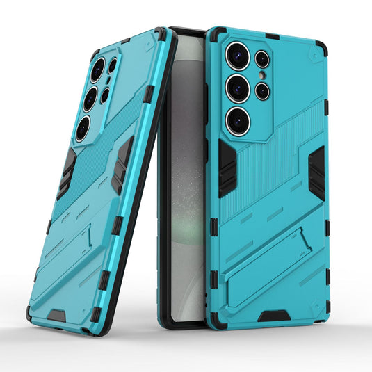 Samsung Galaxy A25 (SM-A256) - Shockproof Punk Stand Heavy Duty Case - i-Station Mobile Phone & Electronic Device Repair and Accessories