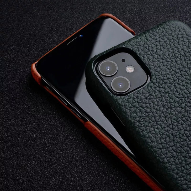 Load image into Gallery viewer, Apple iPhone 13/mini/Pro/Max - Melkco Business Drop Proof Cowhide + PC Genuine Leather Series Case - i-Station Mobile Phone & Electronic Device Repair and Accessories