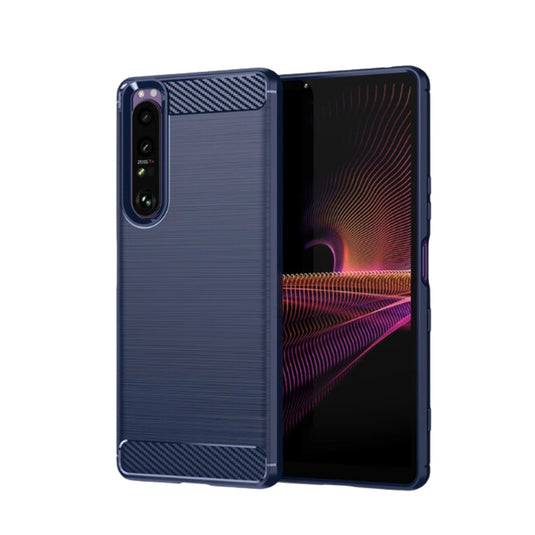 Sony Xperia XZ3 - Drawing Series Carbon Fiber Shockproof TPU Heavy Duty Series Case - i-Station Mobile Phone & Electronic Device Repair and Accessories