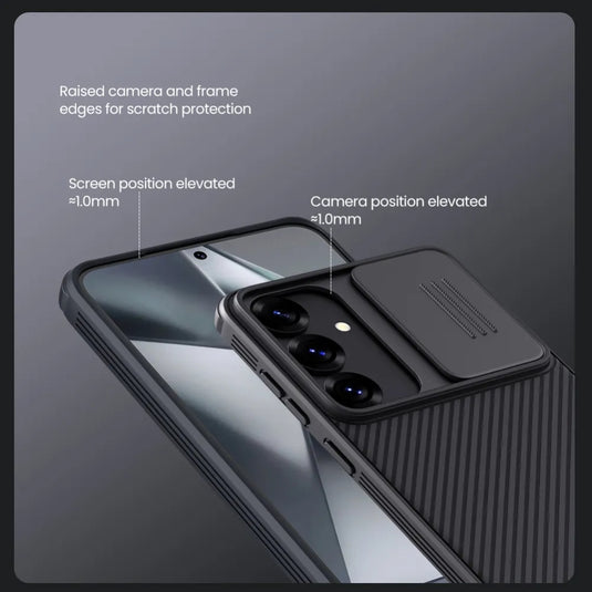 Samsung Galaxy A26 (SM-A266) - Nillkin Lens Slide Cover Shockproof Case - i-Station Mobile Phone & Electronic Device Repair and Accessories