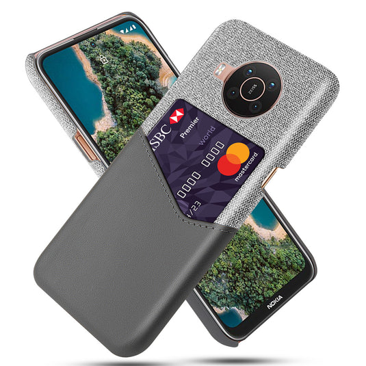 Nokia 6.2 - Fabric Texture Single Card Slot PU Leather Phone Case - i-Station Mobile Phone & Electronic Device Repair and Accessories