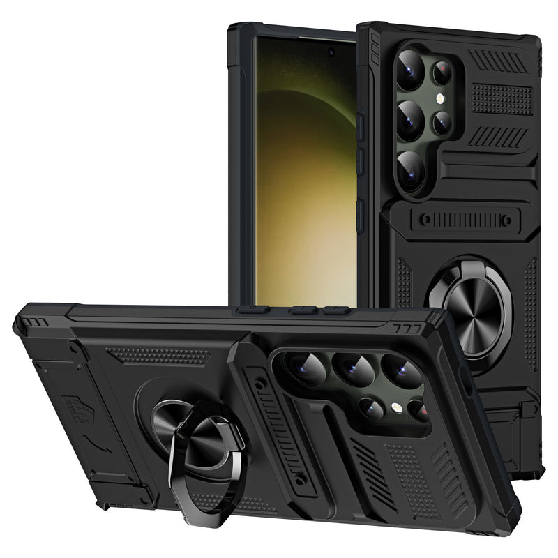 Load image into Gallery viewer, Samsung Galaxy A36 (SM-A366) - Hidden Slot Ring Stand Series Case - i-Station Mobile Phone & Electronic Device Repair and Accessories