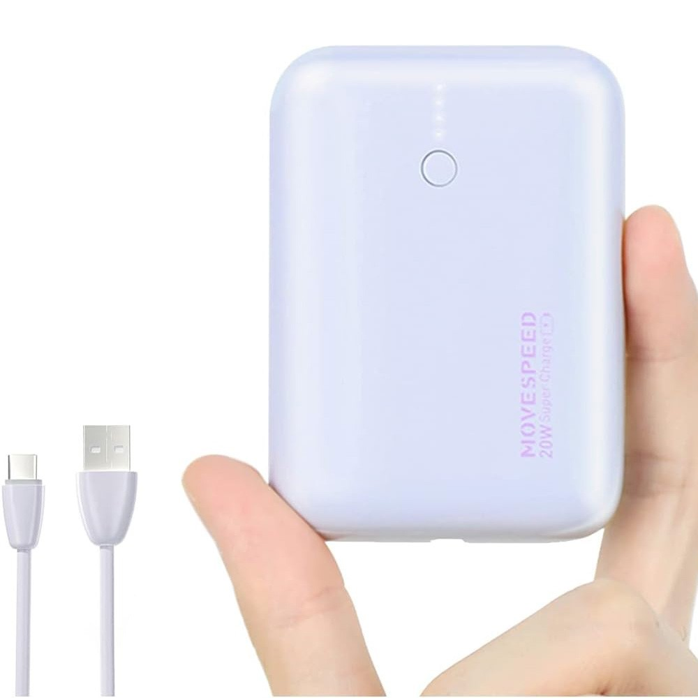 MOVE SPEED Portable Charger Mini Cute Power Bank 10000mAh 22.5W (YSPBQ10-22) - i-Station Mobile Phone & Electronic Device Repair and Accessories