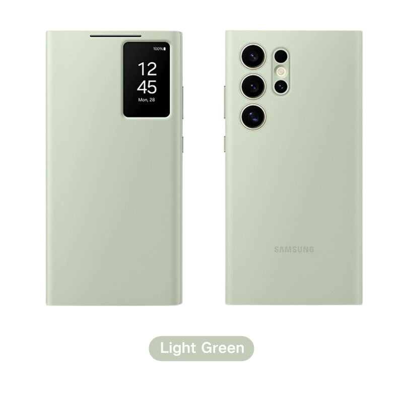 Load image into Gallery viewer, Samsung Galaxy S24/Plus/Ultra - Original Card-inserting Intelligent Vision Window Flip Wallet Series Case - i-Station Mobile Phone & Electronic Device Repair and Accessories