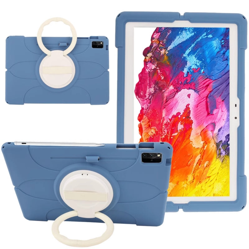 Load image into Gallery viewer, Lenovo Tab P12 12.7" 2023 (TB370/TB371) - 360° Rotating Wristband Stand Shockproof Heavy-Duty Case With Shoulder Strap - i-Station Mobile Phone & Electronic Device Repair and Accessories