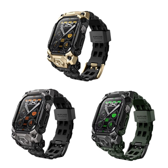 Apple Watch Series 10 46mm - SUPCASE Two-in-One Metal Case with Sports Sweat-proof Silicone Anti-fall Watch Band - i-Station Mobile Phone & Electronic Device Repair and Accessories