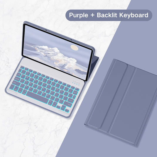 Lenovo Tab P11 / Tab P11 Plus 11.0" 2021 - Detachable Magnetic Bluetooth Keyboard Case With Backlight and Mouse - i-Station Mobile Phone & Electronic Device Repair and Accessories