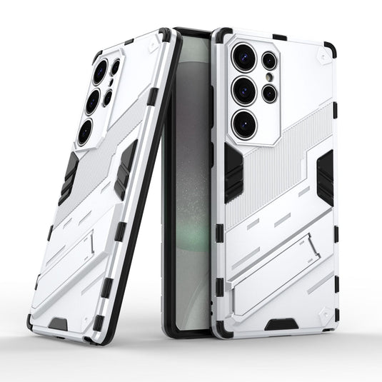 Samsung Galaxy A25 (SM-A256) - Shockproof Punk Stand Heavy Duty Case - i-Station Mobile Phone & Electronic Device Repair and Accessories