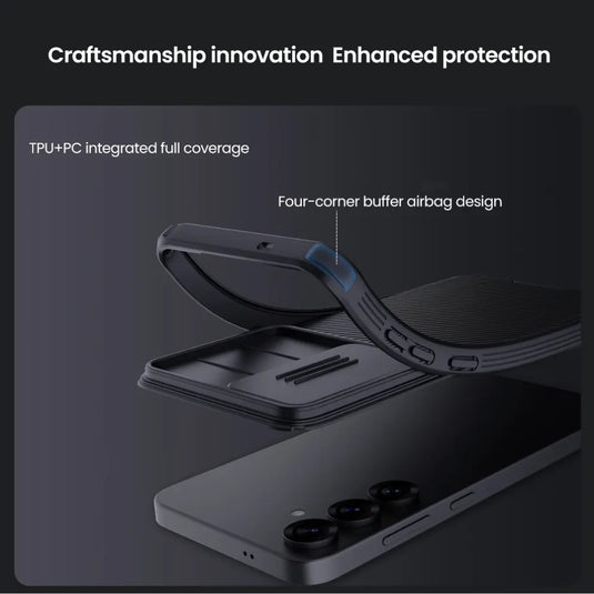 Samsung Galaxy A26 (SM-A266) - Nillkin Lens Slide Cover Shockproof Case - i-Station Mobile Phone & Electronic Device Repair and Accessories
