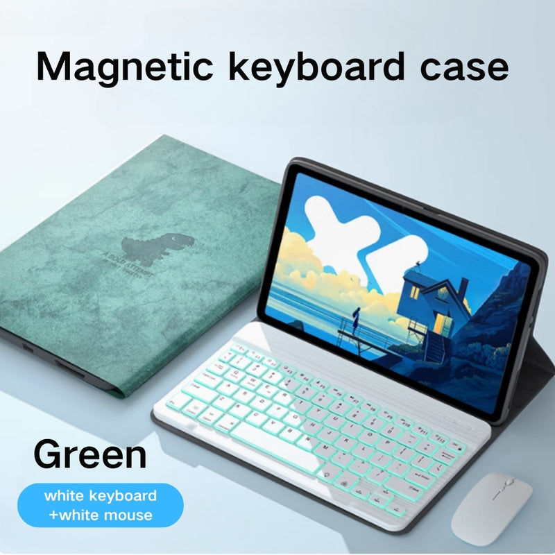Load image into Gallery viewer, Lenovo Tab Legion Y700 8.8" inch 2023 (TB-320FC) - Cartoon Logo Detachable Magnetic Keyboard Case With Backlight and Mouse - i-Station Mobile Phone & Electronic Device Repair and Accessories