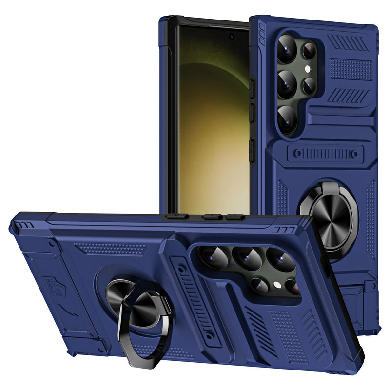 Load image into Gallery viewer, Samsung Galaxy A36 (SM-A366) - Hidden Slot Ring Stand Series Case - i-Station Mobile Phone & Electronic Device Repair and Accessories