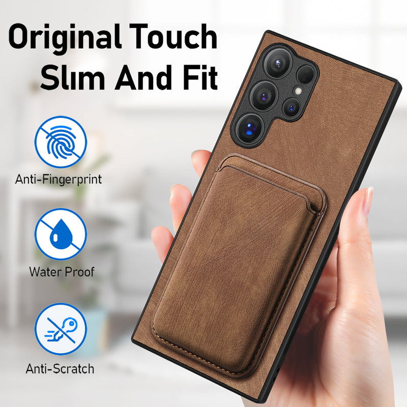 Load image into Gallery viewer, Samsung Galaxy A55 5G (SM-A556) - Business Shockproof Magnetic Attraction Leather Wallet Series Case - i-Station Mobile Phone & Electronic Device Repair and Accessories