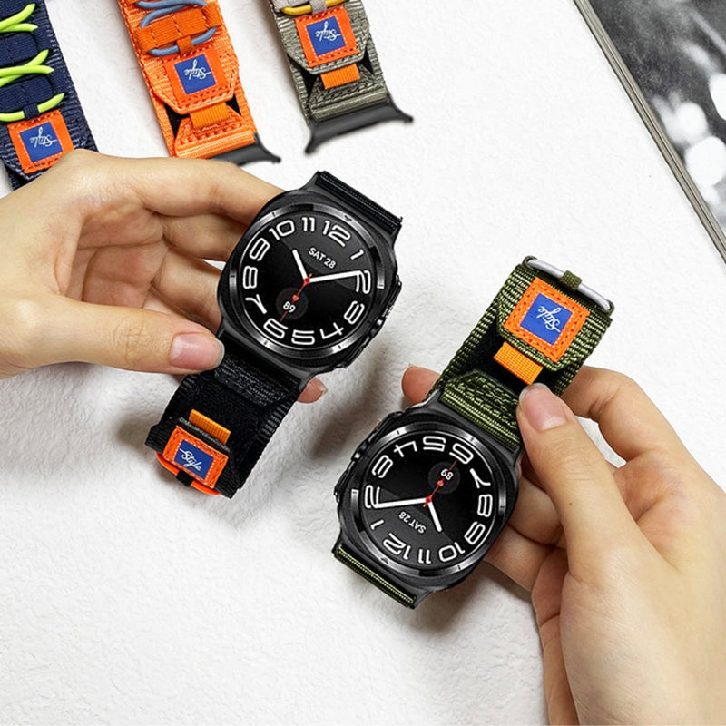 Load image into Gallery viewer, Apple Watch Series 1/2/3/4/5/6/SE/7/8/9/10/Ultra - Velcro Sports Nylon Watch Band - i-Station Mobile Phone & Electronic Device Repair and Accessories