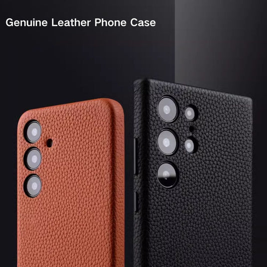 Samsung Galaxy S24/Plus/Ultra - Melkco Business Drop Proof Genuine Leather Series Case - i-Station Mobile Phone & Electronic Device Repair and Accessories