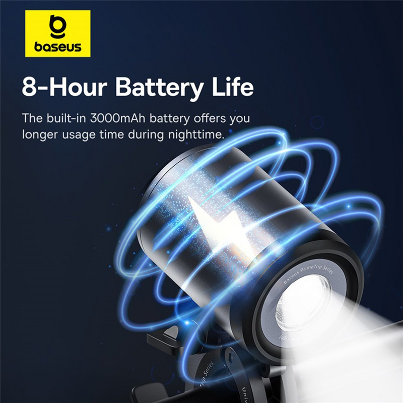 Load image into Gallery viewer, Baseus PrimeTrip Series Dual-Color Bike Light 2-in-1 Set-Cosmic Black - i-Station Mobile Phone & Electronic Device Repair and Accessories