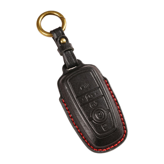 Ford Handcrafted Genuine Leather Folding Car Key Fob Protective Case Cover For Raptor F-150, Focus, Escort, Mondeo, Edge, Explorer, Mustang - i-Station Mobile Phone & Electronic Device Repair and Accessories