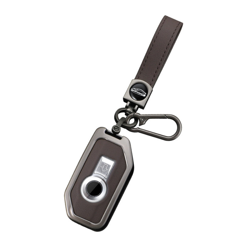 Load image into Gallery viewer, BMW Motorcycle Zinc Alloy + Leather Protection Car Key Fob Case Cover For R1200GS, R1250GS, R1200RT, K1600, K1600B - i-Station Mobile Phone & Electronic Device Repair and Accessories