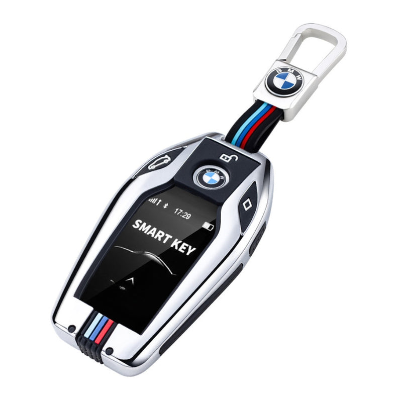 Load image into Gallery viewer, BMW Metal Shell & Soft Silicone Full Protection Car Key Fob Case Cover For 5, 6, 7 Series, X3, X5, X6, X7 - i-Station Mobile Phone & Electronic Device Repair and Accessories