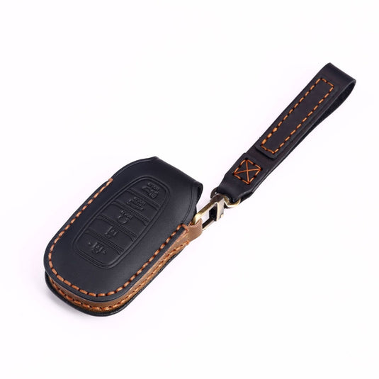 Hyundai Handcrafted Genuine Leather Car Key Fob Protective Case Cover For Santa Fe, Tucson, Palisade, Kona, Santa Fe, Azera - i-Station Mobile Phone & Electronic Device Repair and Accessories