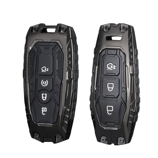 Ford Heavy-Duty Mecha Car Key Fob Case Cover For Mondeo, Focus, Mustang, Fusion, Raptor F-150, F-250, F-350, F-450, F-550, Edge, Explorer, Maverick - i-Station Mobile Phone & Electronic Device Repair and Accessories