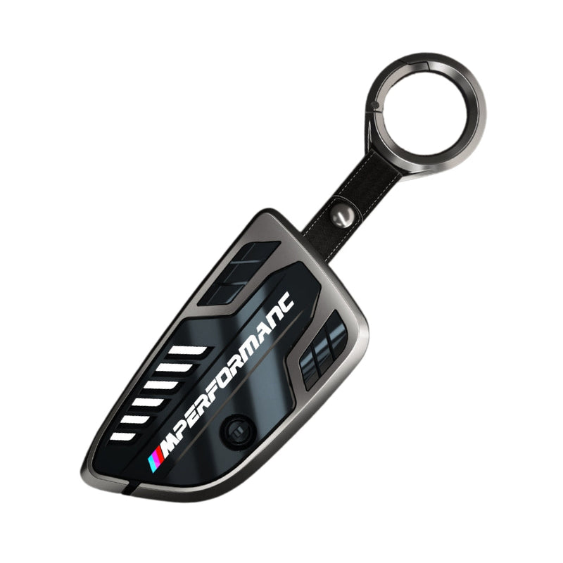 Load image into Gallery viewer, BMW Carbon Fiber Metal Protective Car Key Fob Case Cover For 1, 3, 4, 5, 6 Series, X3, X5, X6, X7 - i-Station Mobile Phone & Electronic Device Repair and Accessories