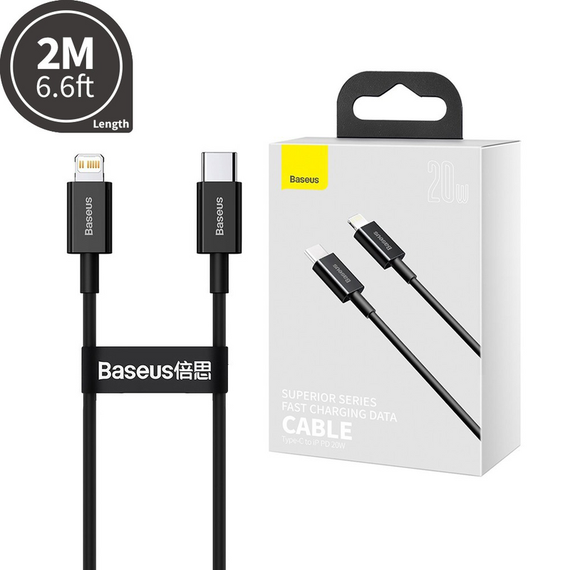 Load image into Gallery viewer, Baseus Superior Series Fast Charging Data Cable Type-C to iP PD 20W 2M - i-Station Mobile Phone & Electronic Device Repair and Accessories