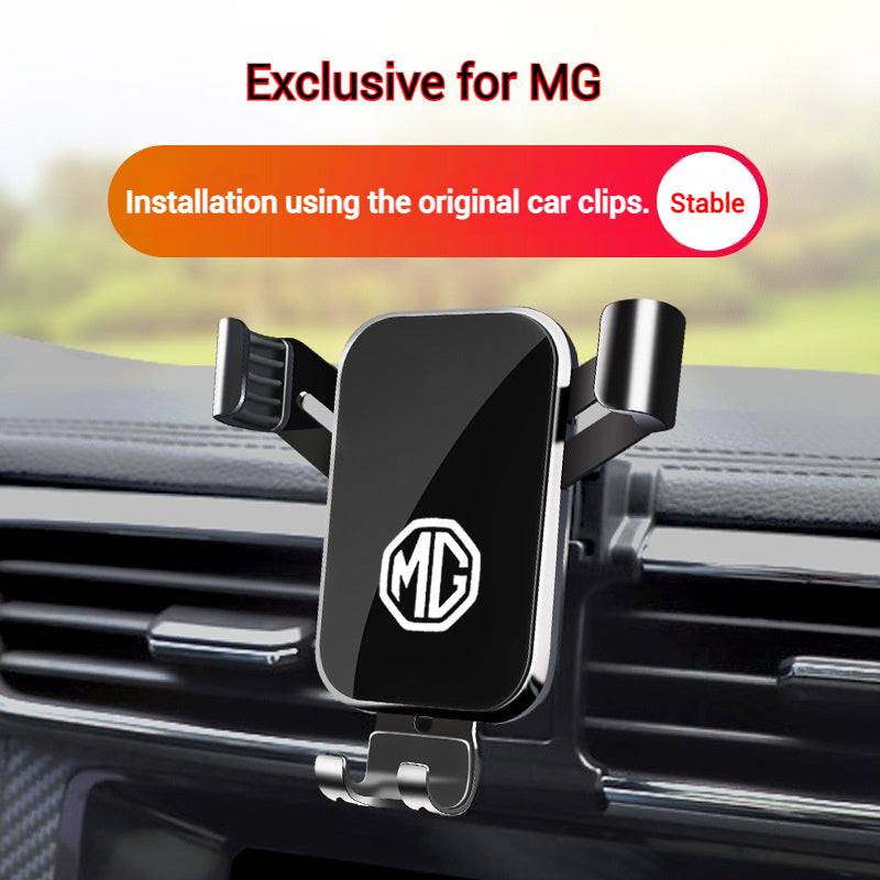 Load image into Gallery viewer, MG Aluminum Alloy + Glass Meterial Car Model-Specific Phone Mounts For ZS (2017–2024 models) - i-Station Mobile Phone & Electronic Device Repair and Accessories