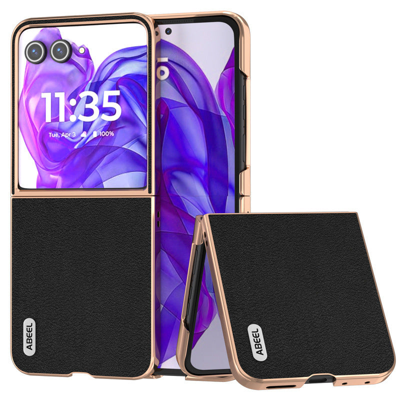 Load image into Gallery viewer, Motorola Moto Razr 50/Ultra Leather Shockproof Protective Case - i-Station Mobile Phone & Electronic Device Repair and Accessories