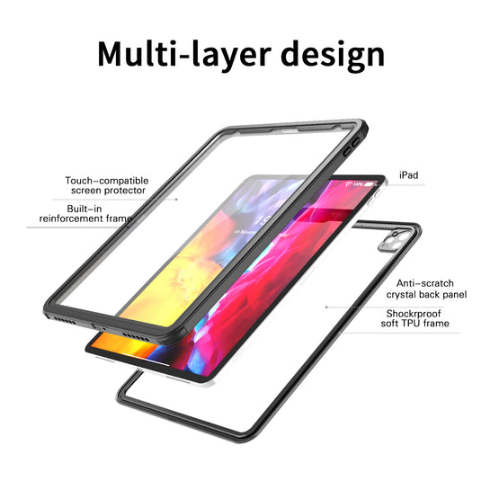 Apple iPad Pro 12.9-inch 4th Gen (2020) Shellbox Waterproof Heavy Duty Lifeproof Style Case - i-Station Mobile Phone & Electronic Device Repair and Accessories