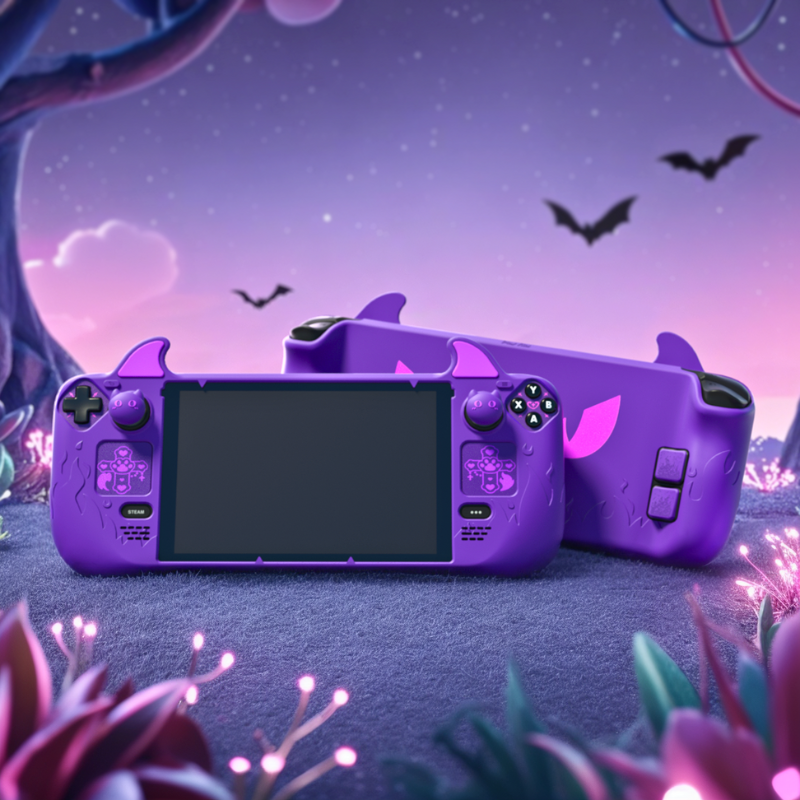 Load image into Gallery viewer, Steam Deck / OLED - PlayVital Devil Cartoon Silicone Anti-Slip Wireless Controller Cover - i-Station Mobile Phone & Electronic Device Repair and Accessories