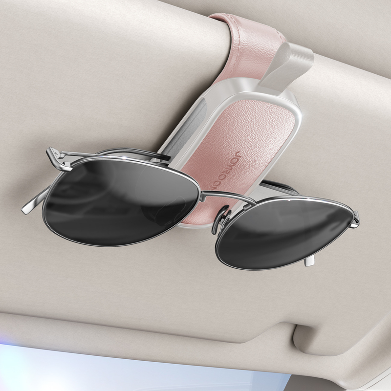 Load image into Gallery viewer, Yesido Leather Magnetic Sunglasses Holder for Car Visor - i-Station Mobile Phone & Electronic Device Repair and Accessories