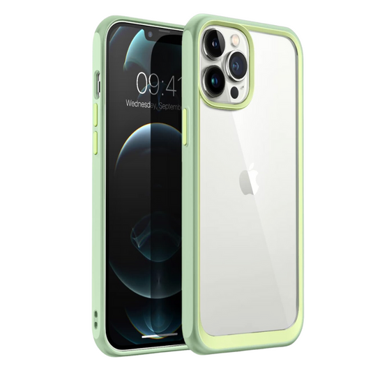 Apple iPhone 13/Mini/Pro/Pro Max Transparent Slim Protection Hybrid Shockproof Essentials Series Case - i-Station Mobile Phone & Electronic Device Repair and Accessories