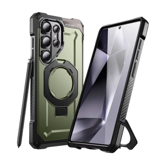 Samsung Galaxy S25 Ultra (SM-S938) - SUPCASE High-Power Magnetic Matte Transparent Heavy Duty Series Stand Case - i-Station Mobile Phone & Electronic Device Repair and Accessories