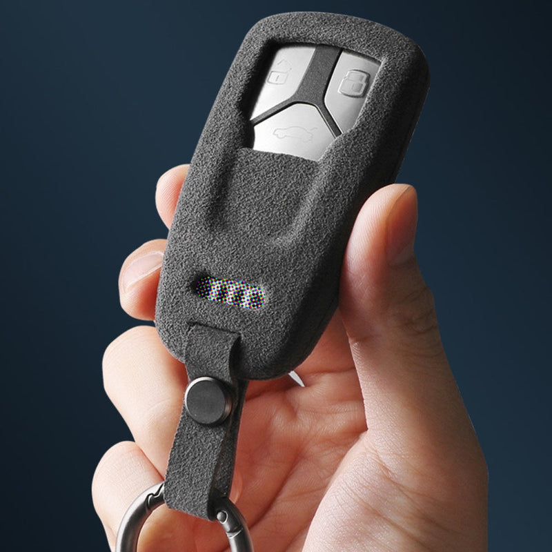Load image into Gallery viewer, Audi Alcantara Remote Car Key Fob Case Cover For A4, A5, A6, Q5, Q7, S4, S5, S7 - i-Station Mobile Phone & Electronic Device Repair and Accessories