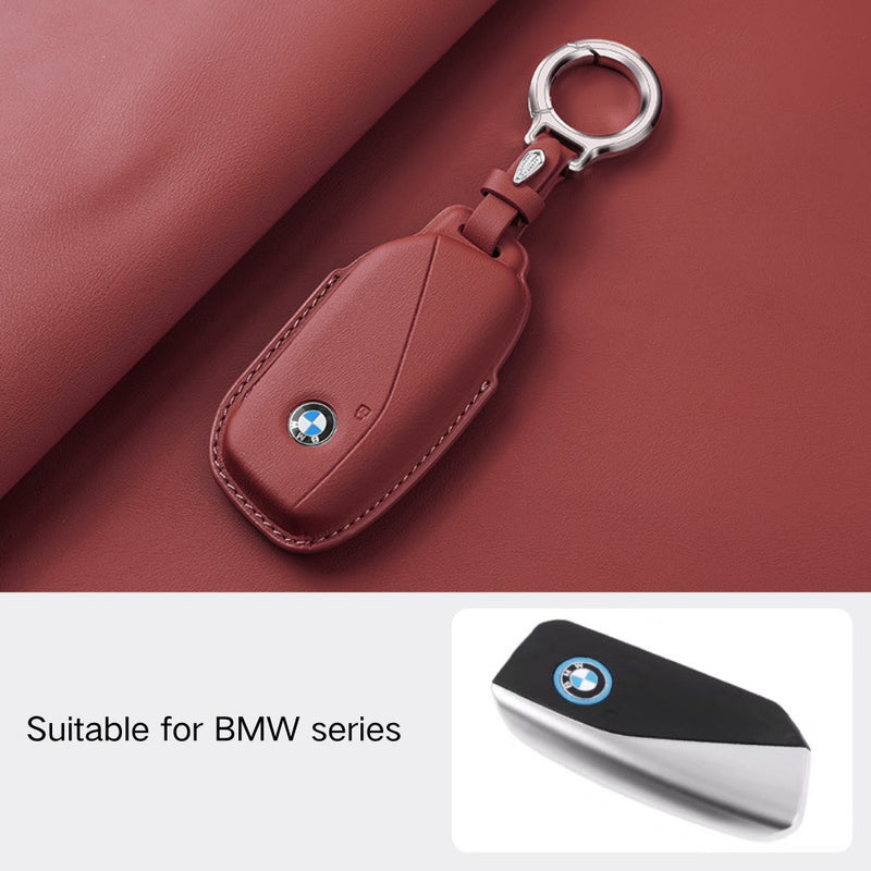 Load image into Gallery viewer, BMW Leather Car Key Fob Case Cover For 1, 2, 3, 5, 7 Series, X1, X3, X5, X6, X7, ix1, ix40, ix50, i8 - i-Station Mobile Phone & Electronic Device Repair and Accessories