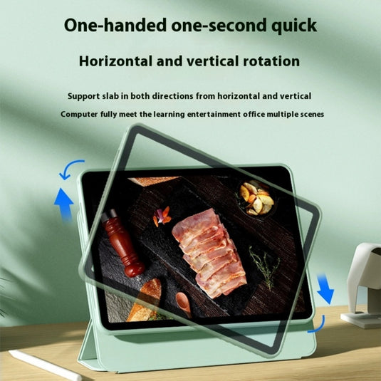 Apple iPad Pro 12.9" 2022 (6th Gen) - 360 Degree Rotating Smart Magnetic Stand Protective Case - i-Station Mobile Phone & Electronic Device Repair and Accessories