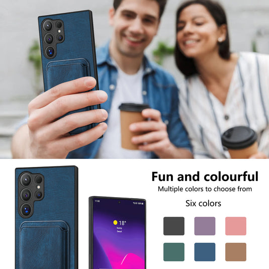 Samsung Galaxy A55 5G (SM-A556) - Business Shockproof Magnetic Attraction Leather Wallet Series Case - i-Station Mobile Phone & Electronic Device Repair and Accessories