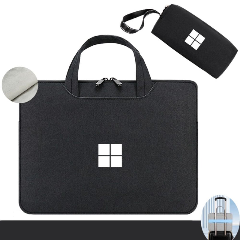 Load image into Gallery viewer, Microsoft Surface Laptop 13"/ 13.8"/15" Business Plush Shockproof Carry Sleeve / Protective Bag With Power Bank Bag