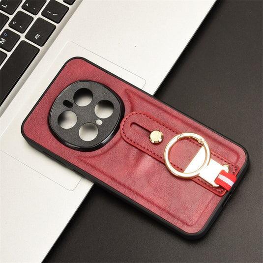 Honor Magic7/Pro - Wristband Leather Back Phone Case - i-Station Mobile Phone & Electronic Device Repair and Accessories